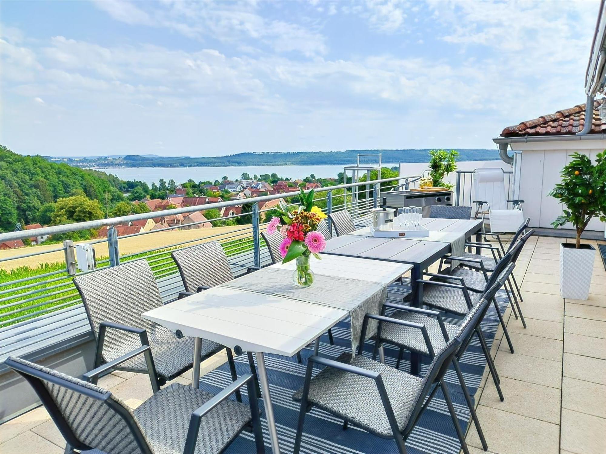 Seeblickapartment Fuer Bis Zu 12, Nuernberg & Schwabach In 30-35 Minuten Zu Erreichen, Sauna, Arbeitsplatz, Dachterrasse & Grill Spalt Esterno foto